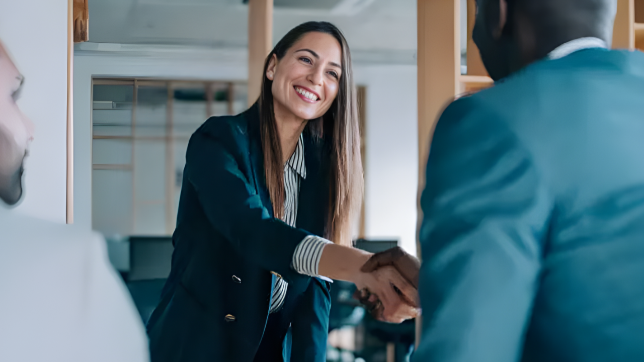 Person relieved after resolving tax problems with professional help