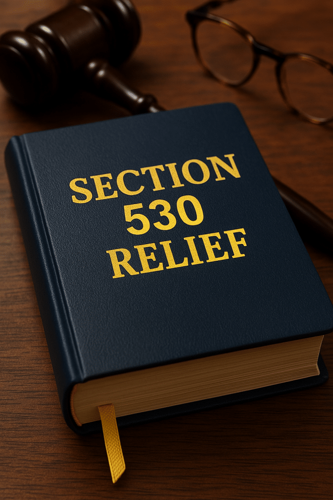 20250514 2333 Section 530 Relief simple compose 01jv7ps9ttehk863nngswb1pdn