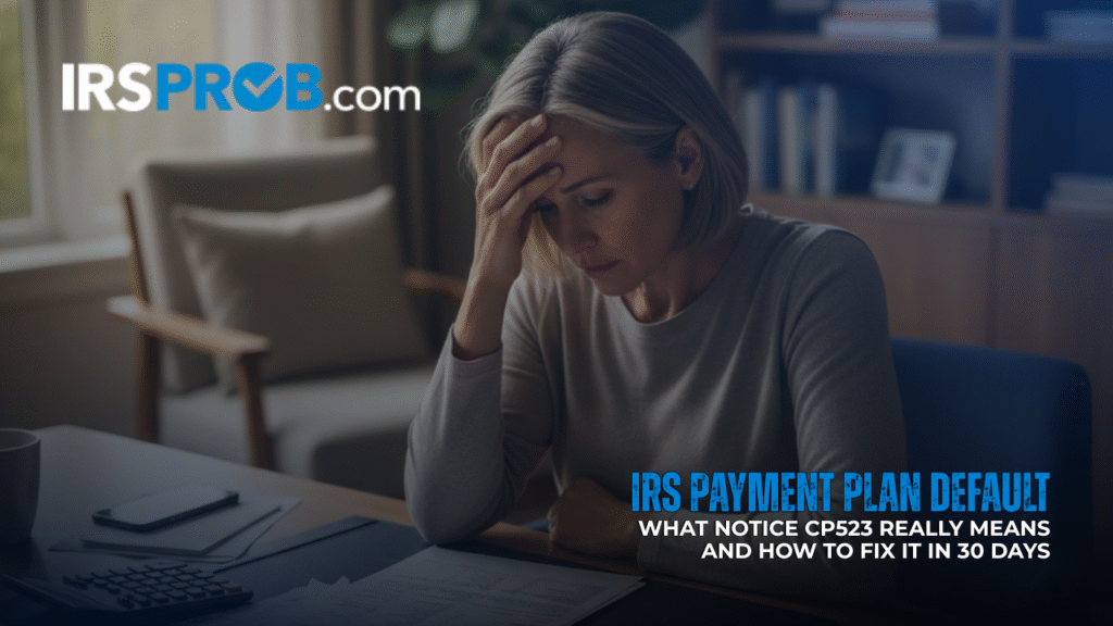 IRS Payment Plan Default