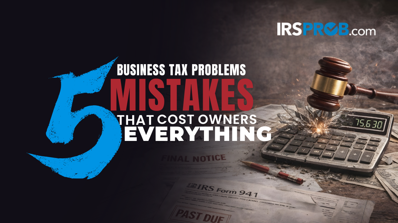 business tax problems