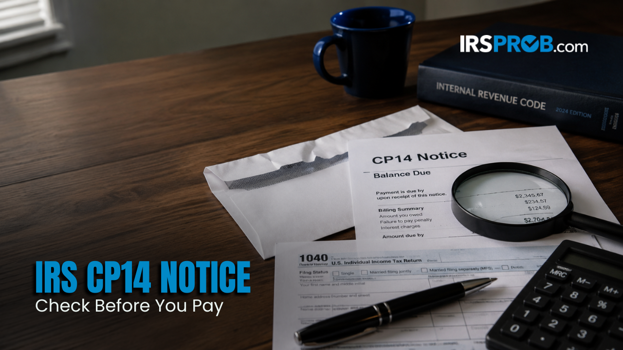 Home - Copy 20 IRS CP14 Notice: What It Means and What To Do If You Can’t Pay