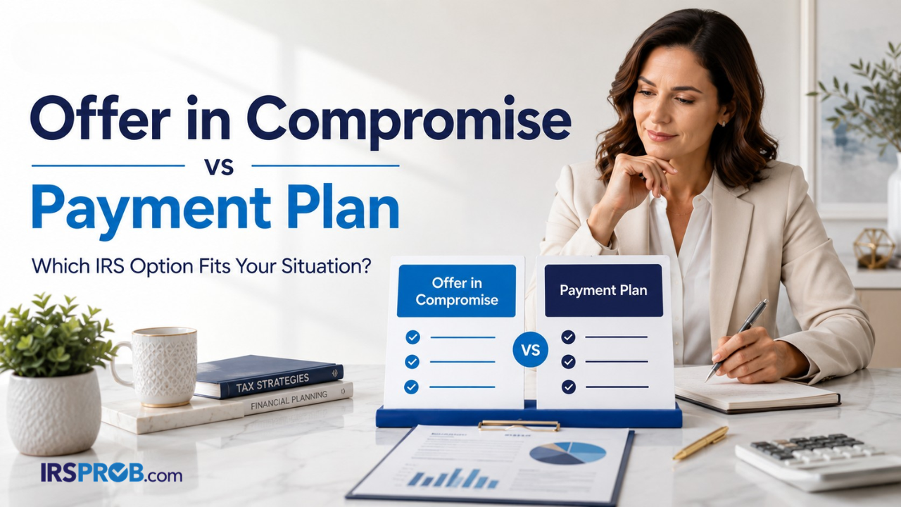 Offer in Compromise vs Payment Plan