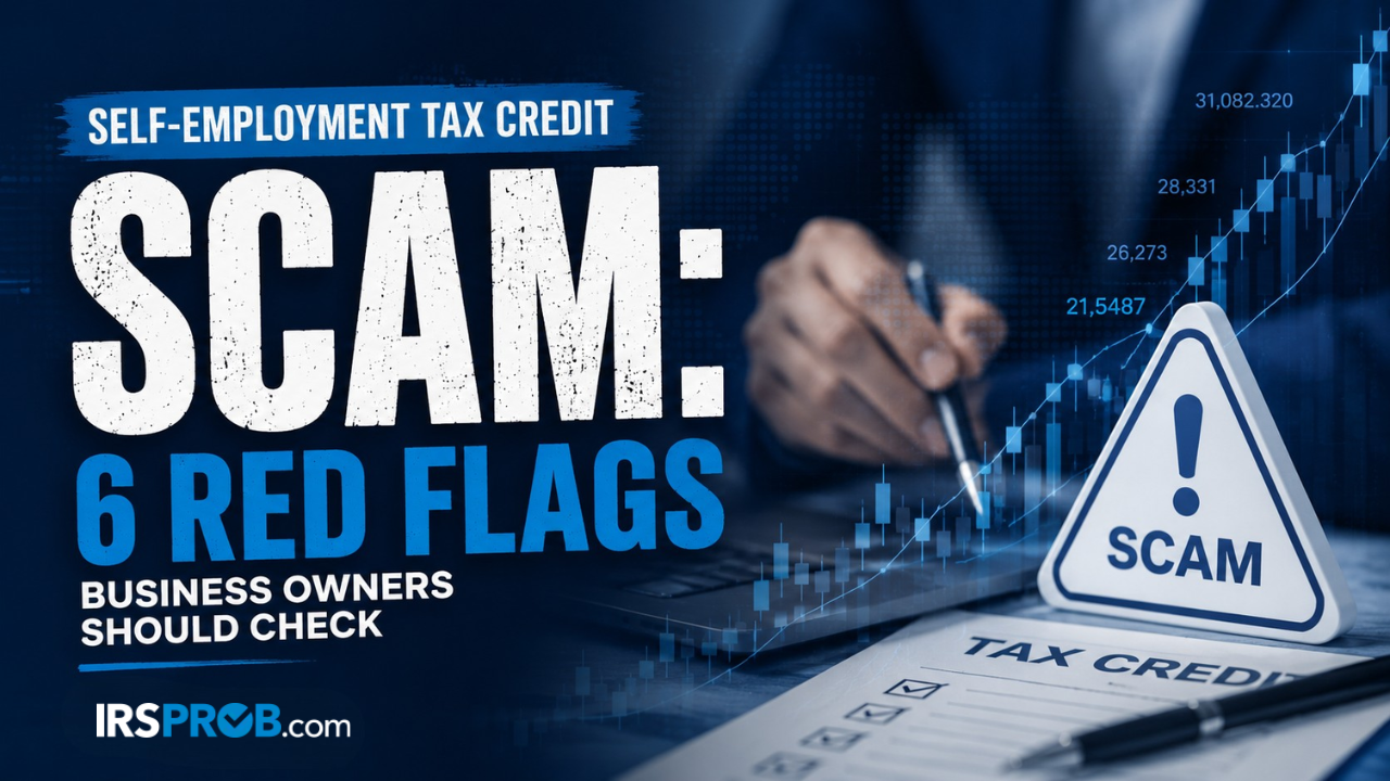 self-employment tax credit scam