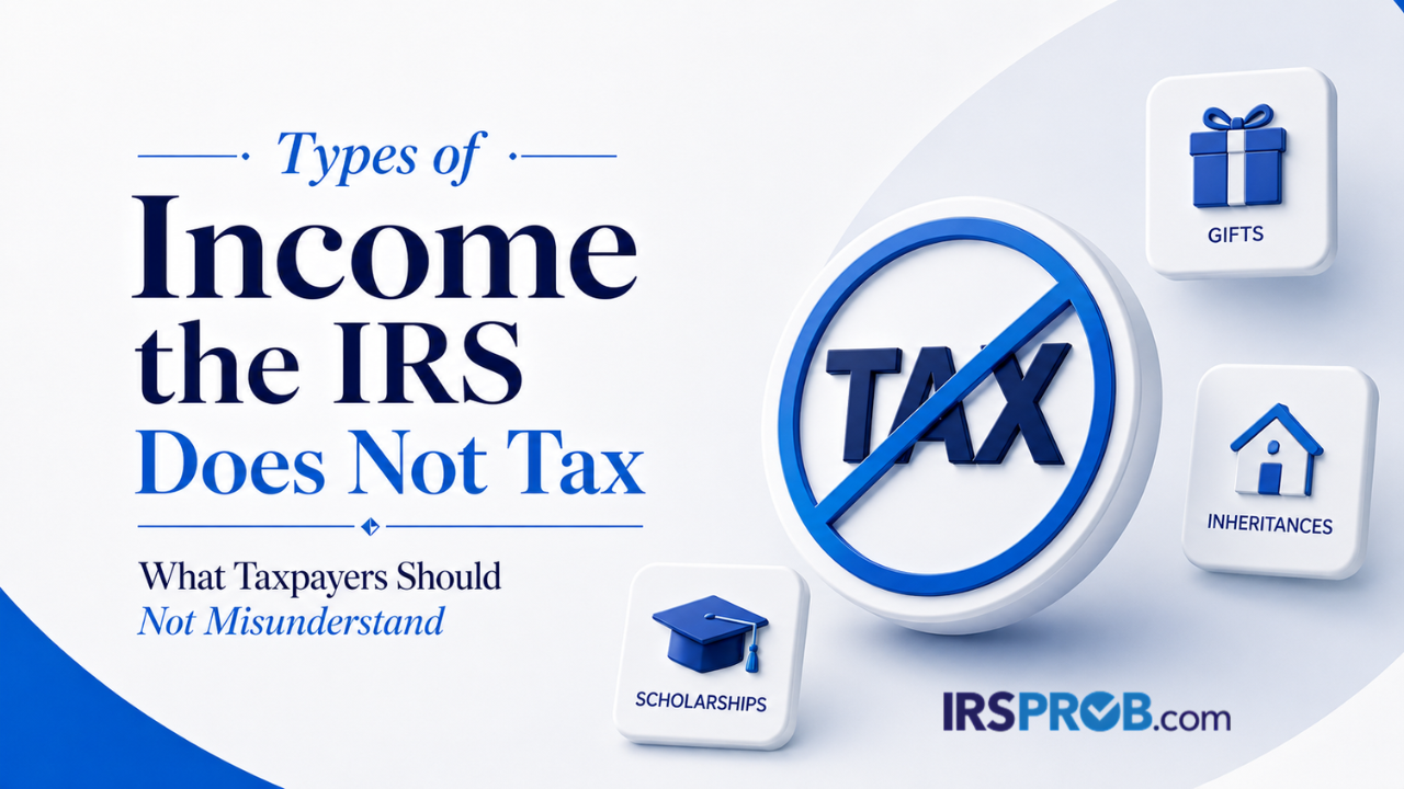 types of income the IRS does not tax