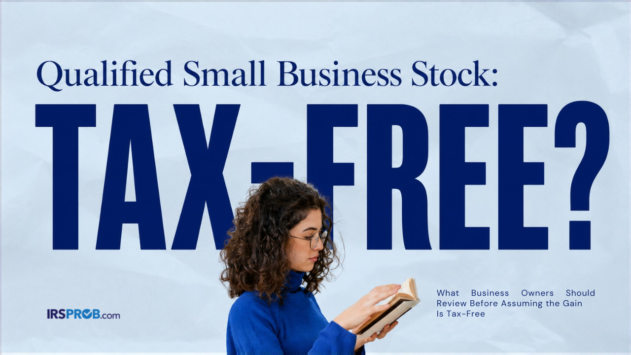 qualified small business stock tax