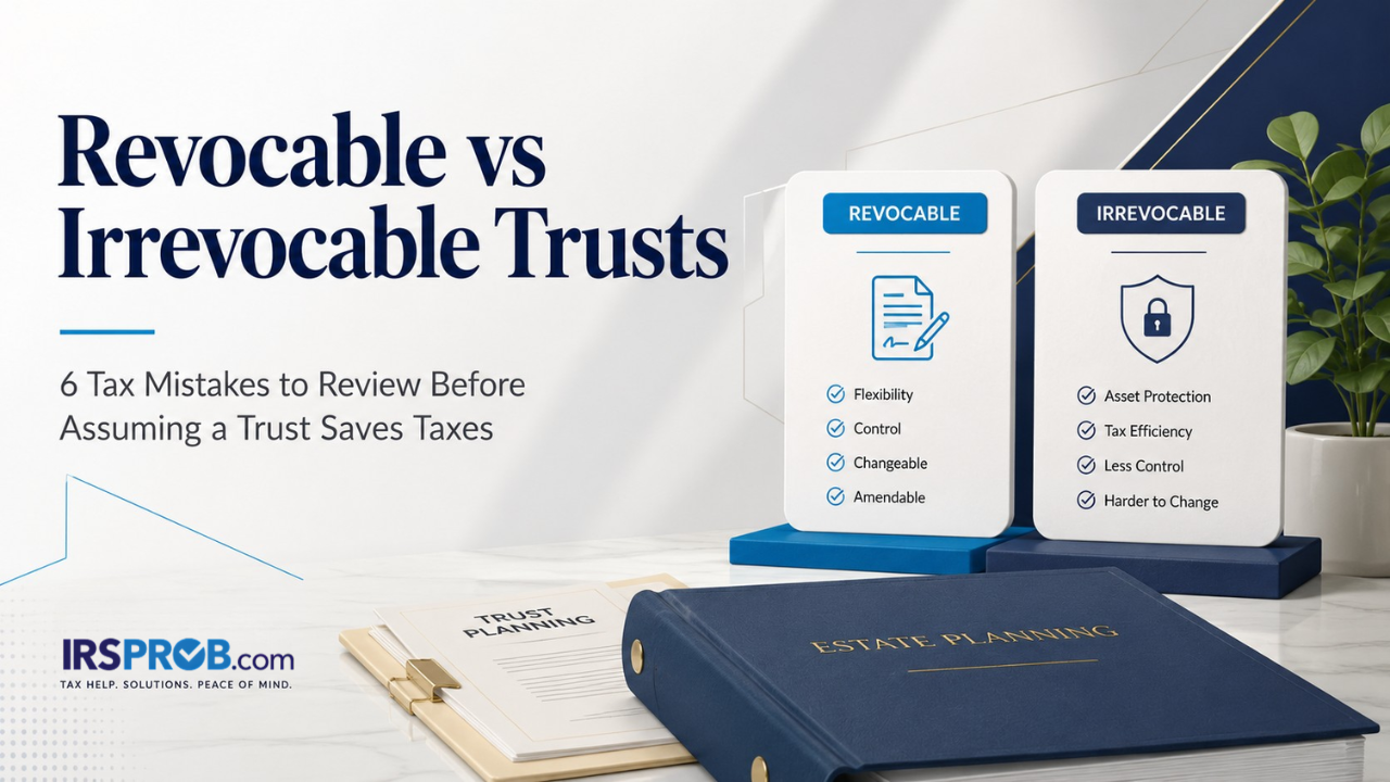 revocable vs irrevocable trusts