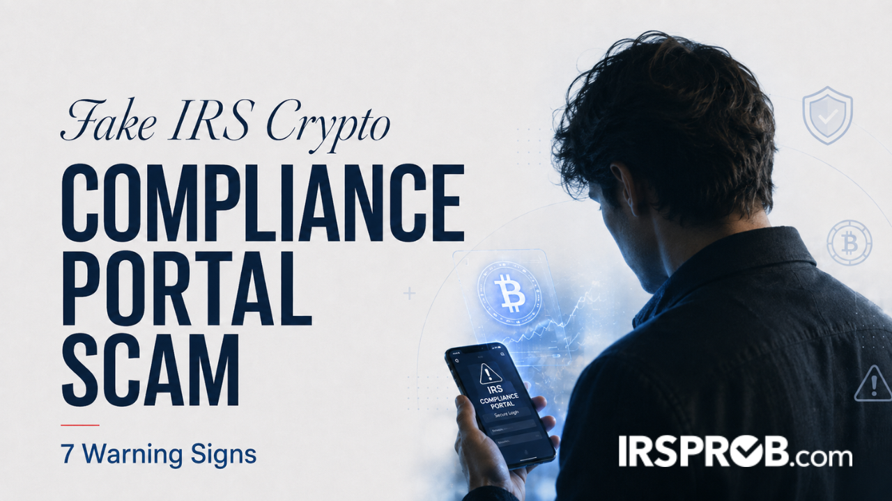 Home - Copy 20 fake IRS crypto compliance portal