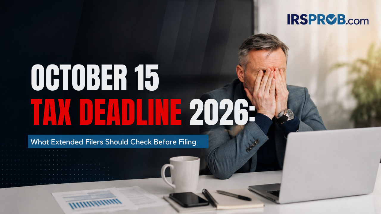 October 15 tax deadline 2026