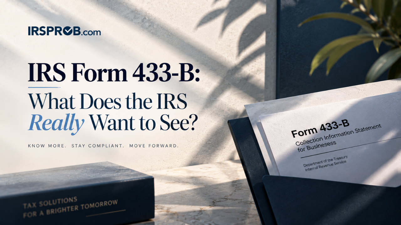 IRS Form 433-B