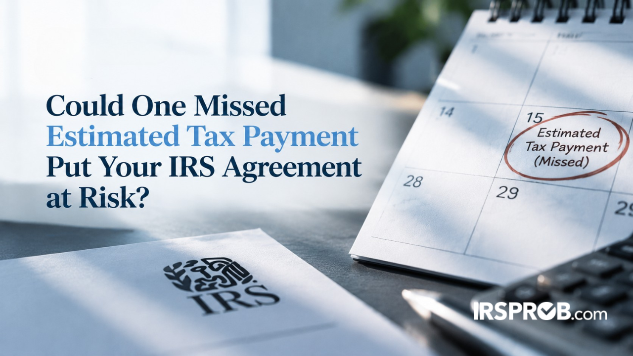 new tax debt on an IRS payment plan