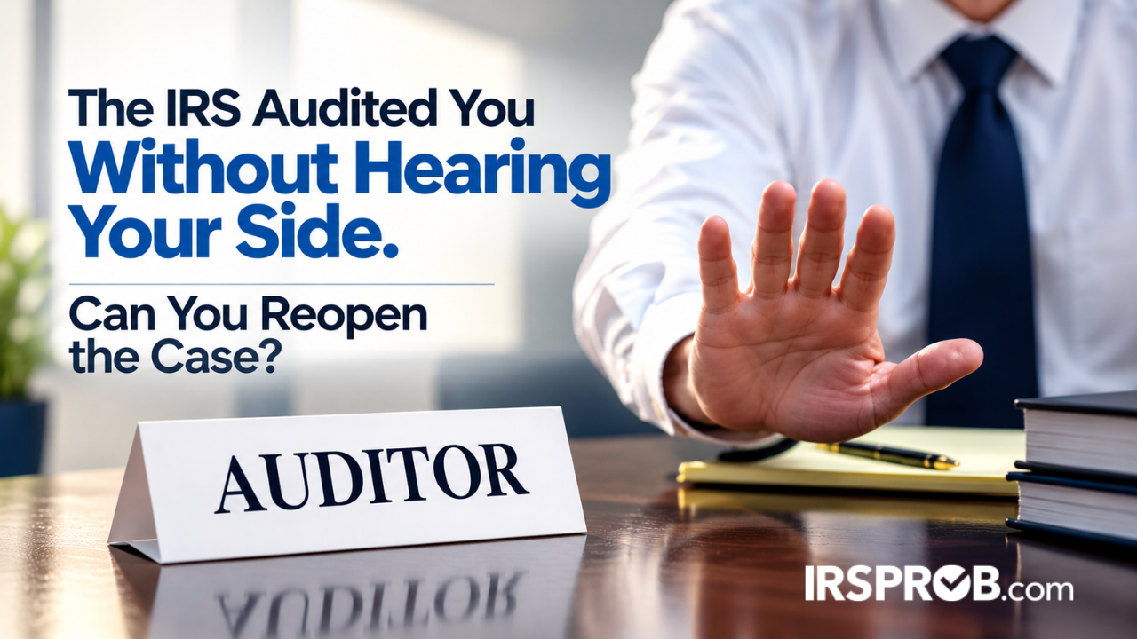 IRS audit reconsideration