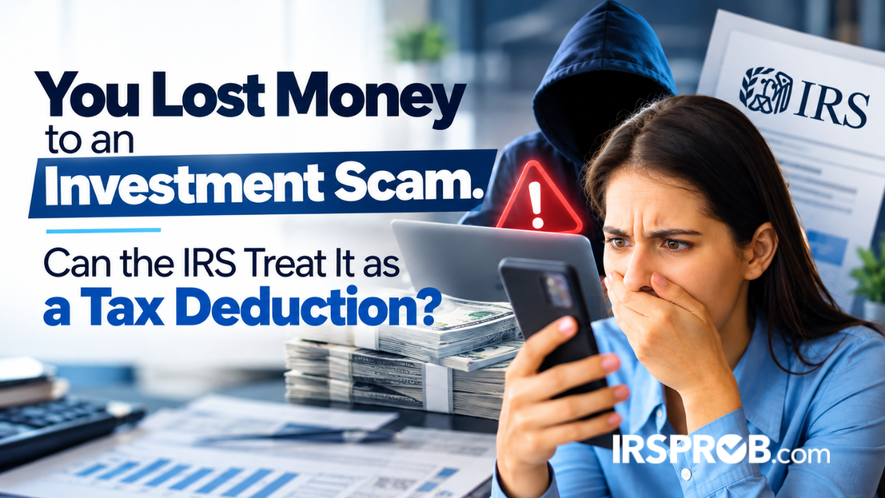 investment scam tax deduction